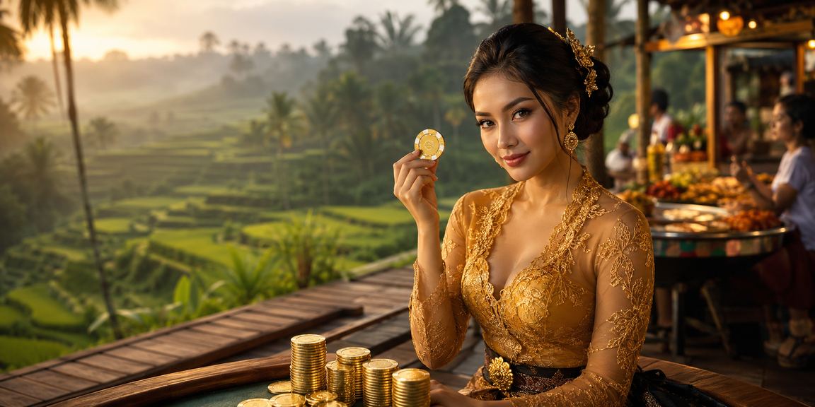 Model Vietnam dalam suasana kasino online modern yang menggambarkan pengalaman bermain digital