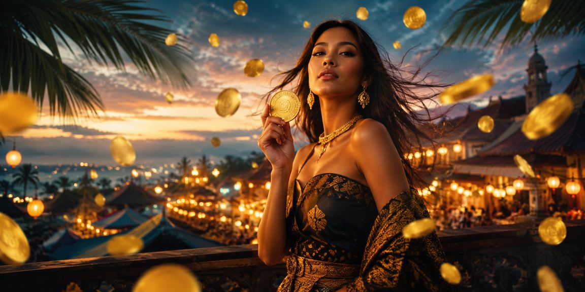 Model Vietnam di suasana kasino mewah yang menggambarkan platform premium terawasi